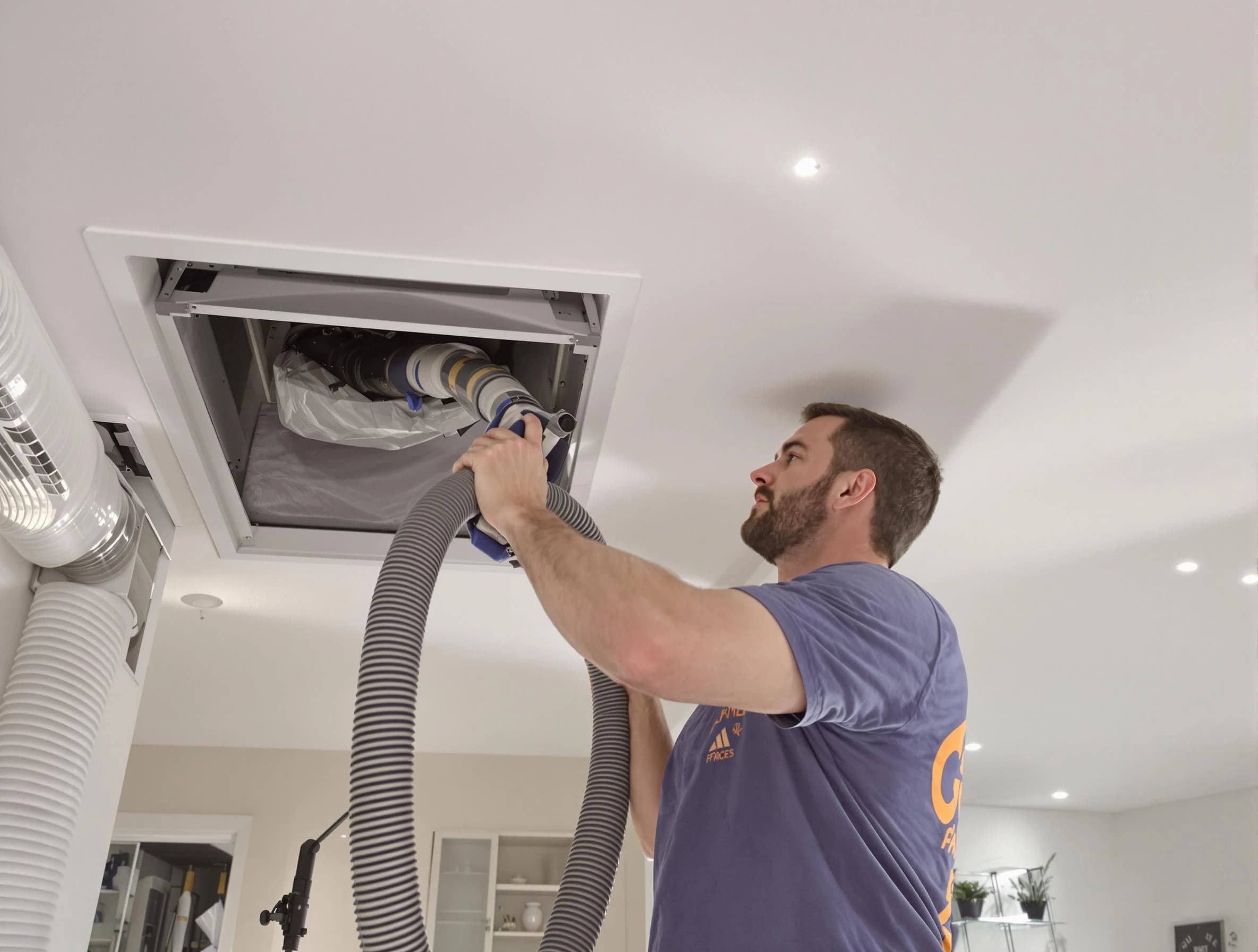 Precision indoor duct cleaning by Richmond Air Duct Cleaning in Richmond
