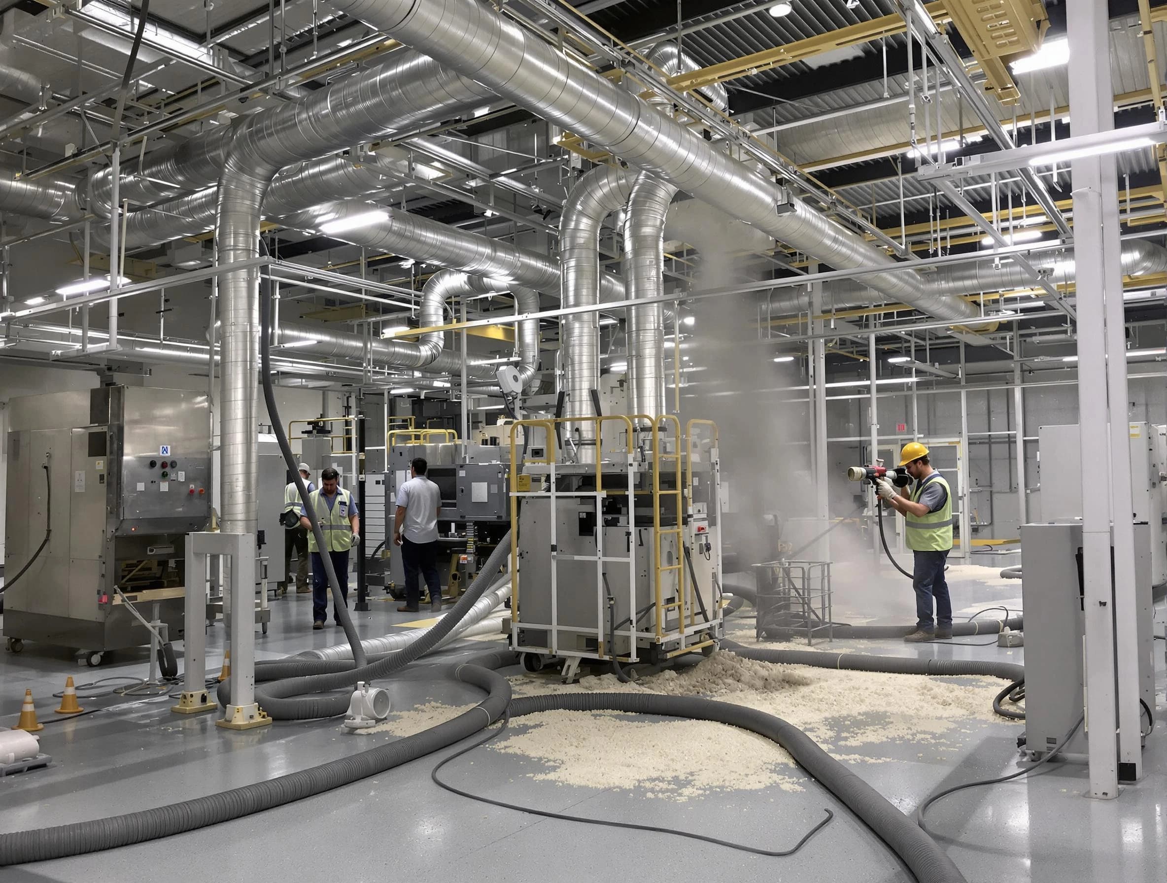 Heavy-duty industrial duct cleaning by Richmond Air Duct Cleaning in Richmond