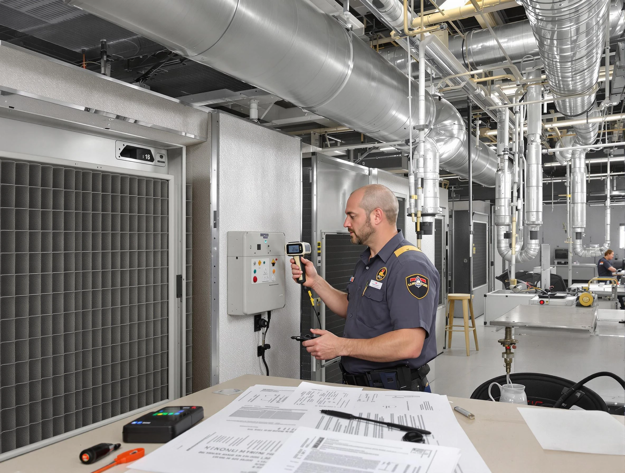 Professional filter system inspection by Richmond Air Duct Cleaning in Richmond