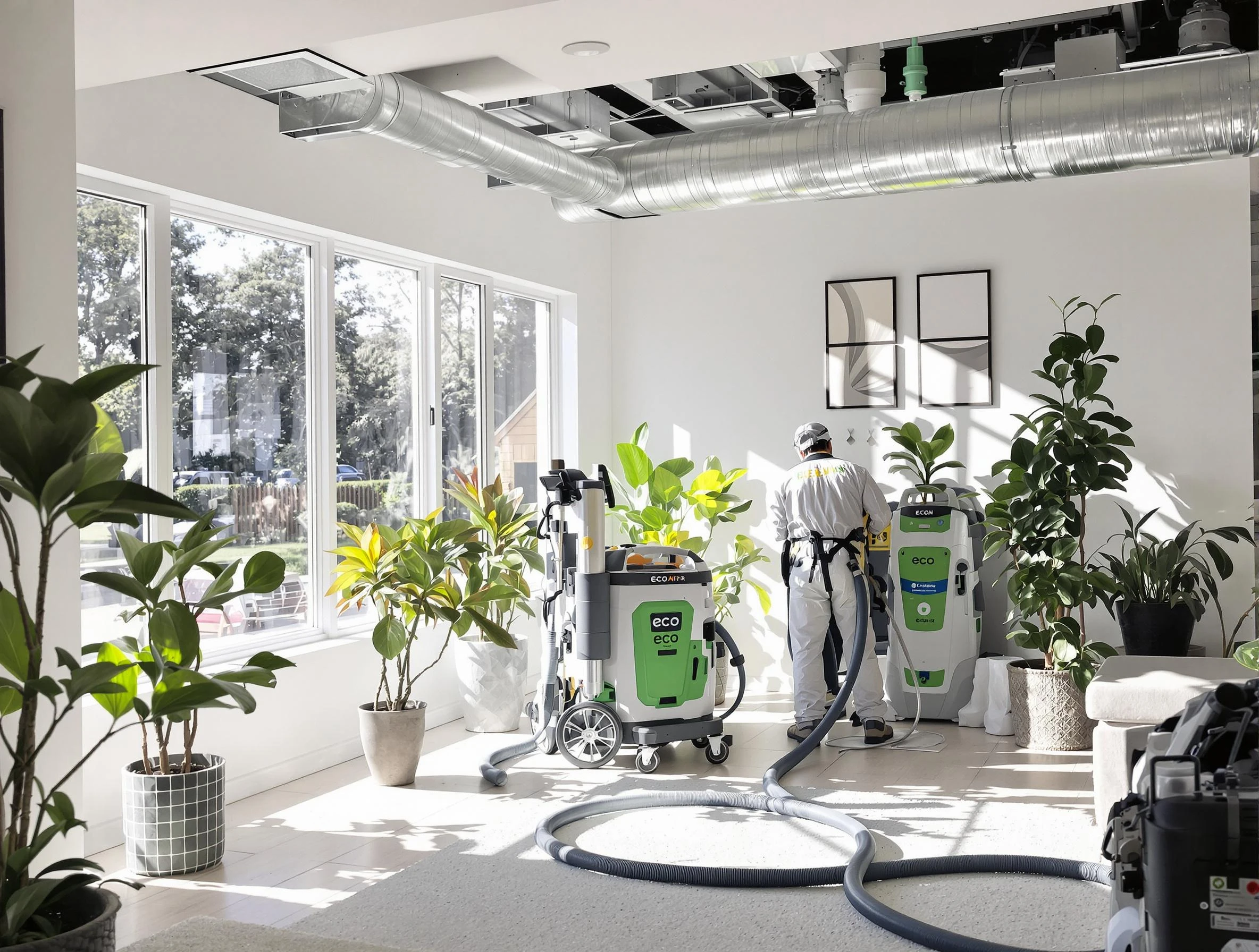 Environmentally-friendly duct cleaning by Richmond Air Duct Cleaning in Richmond
